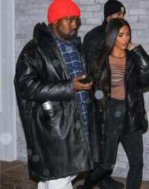 Kanye West Black Coat