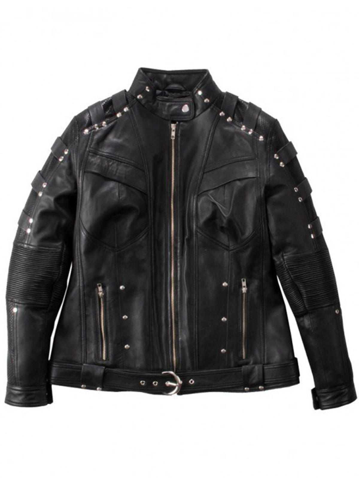 Katie Cassidy Black Canary Slim Fit Jacket Arrow Season 5