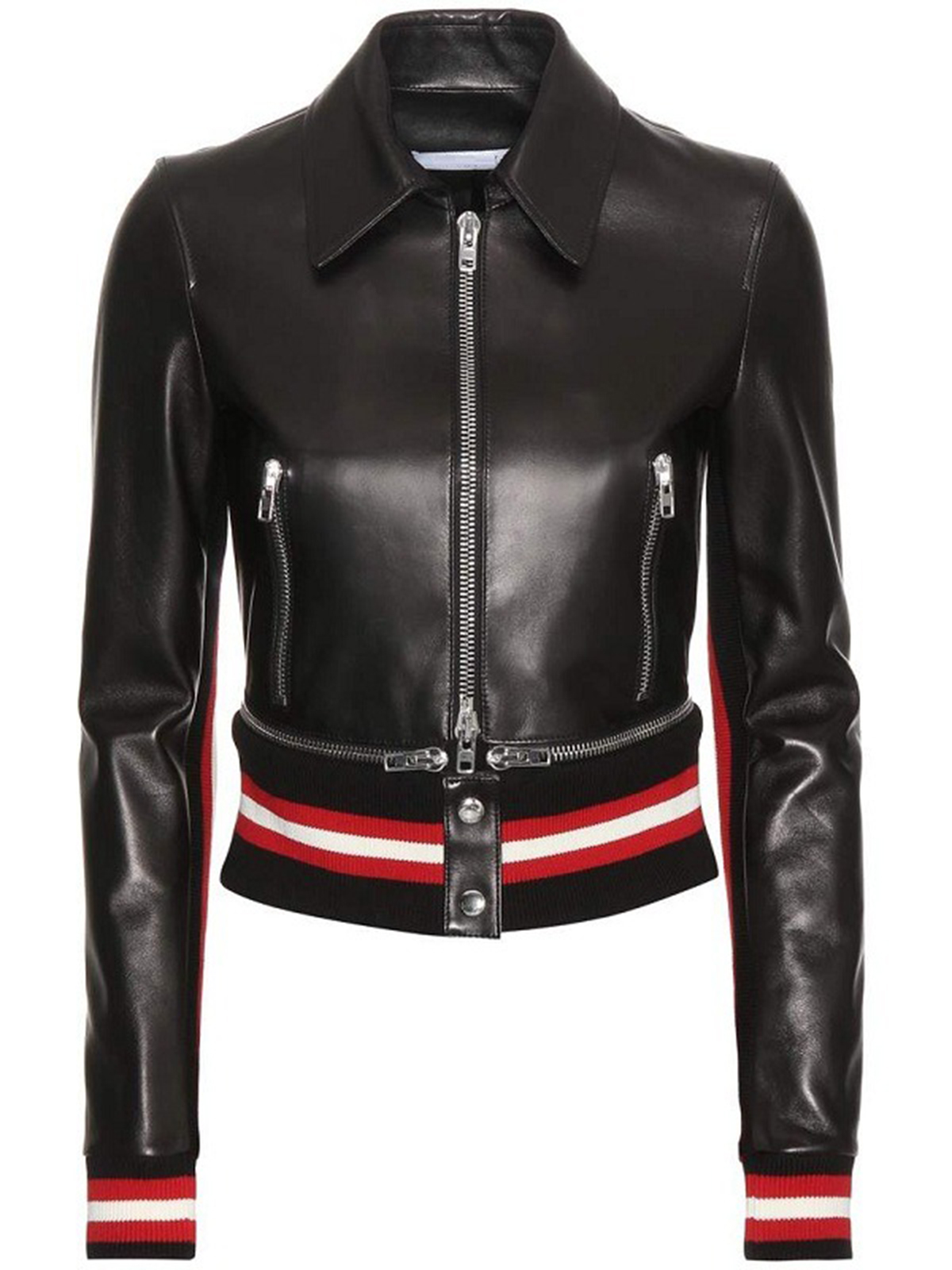 Kylie Jenner Slimfit Varsity leather Jacket