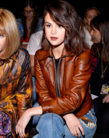 Ladies Casual Vintage Waxed Leather Jacket