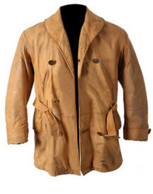 Legends Of the Fall Brad Pitt Brown Real Long Coat