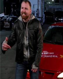 WWE Dean Ambrose Black Leather Biker Jacket