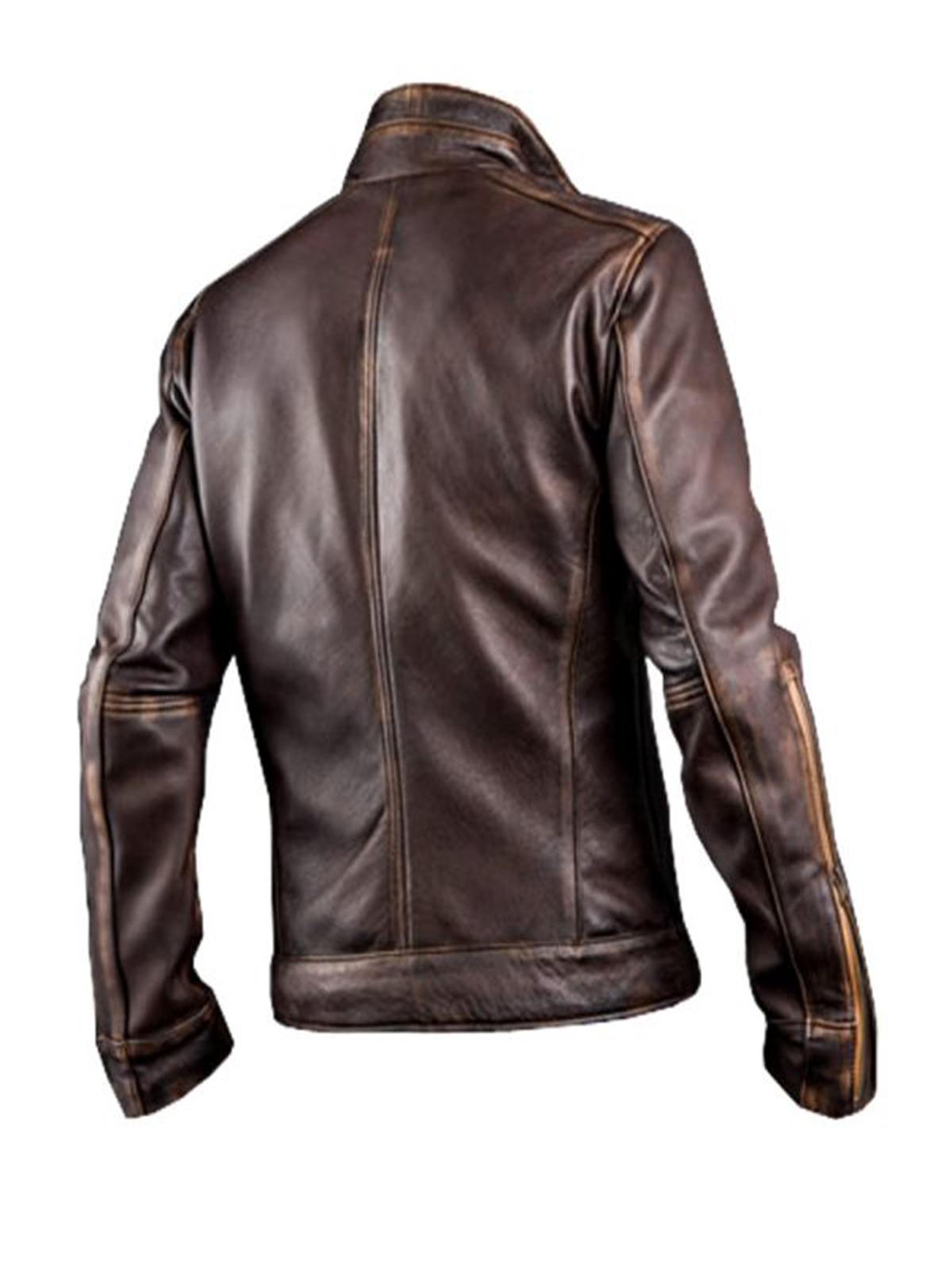 X-Men Vintage Cafe Racer Biker Real Distress Leather Jacket