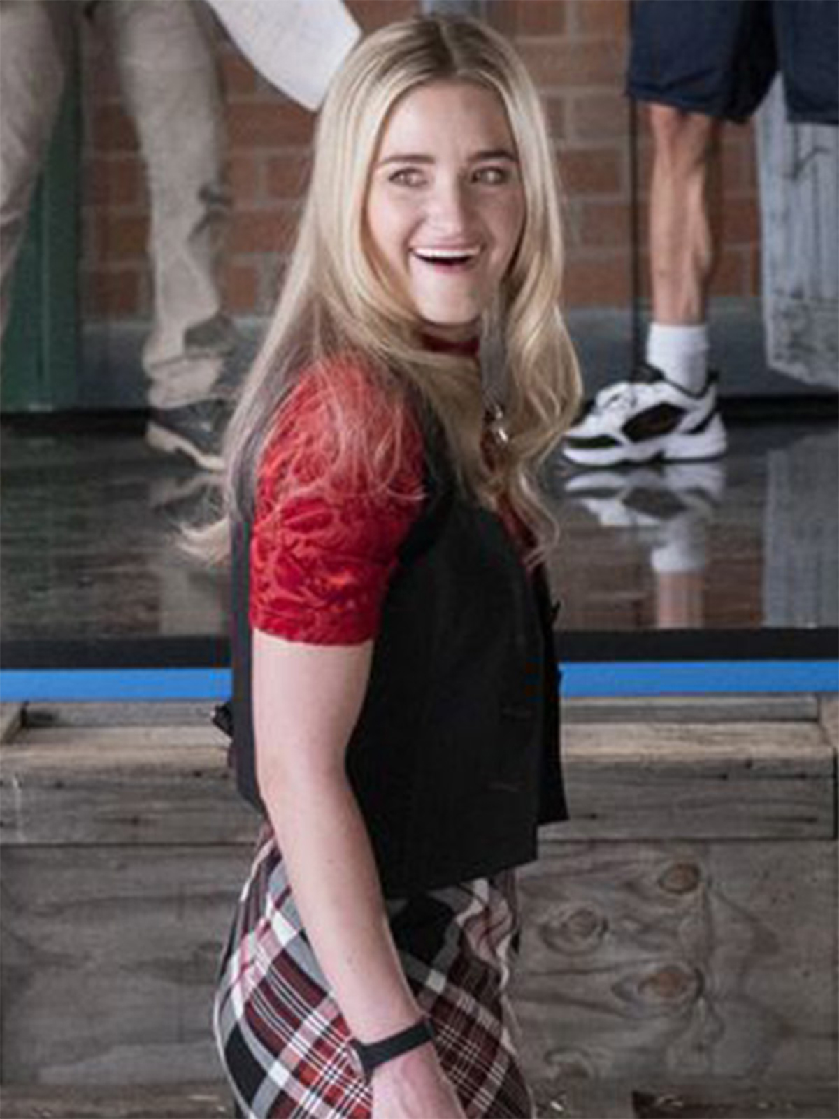 AJ Michalka Schooled Black Cotton Vest