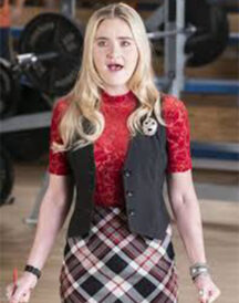 AJ Michalka Schooled Black Cotton Vest
