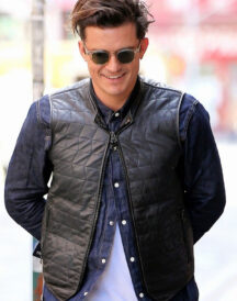Actor Orlando Bloom Stylish Vest
