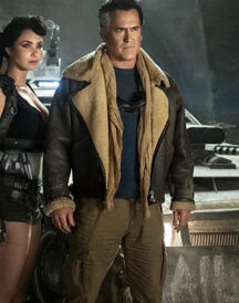Ash vs Evil Dead Bruce Campbell Shearling Jacket