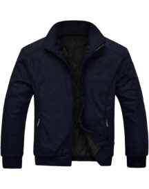 Classic Men’s Slim-Fit Blue Jacket