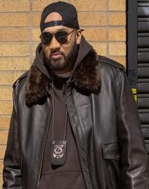 Desus & Mero The Kid Mero Brown Leather Jacket