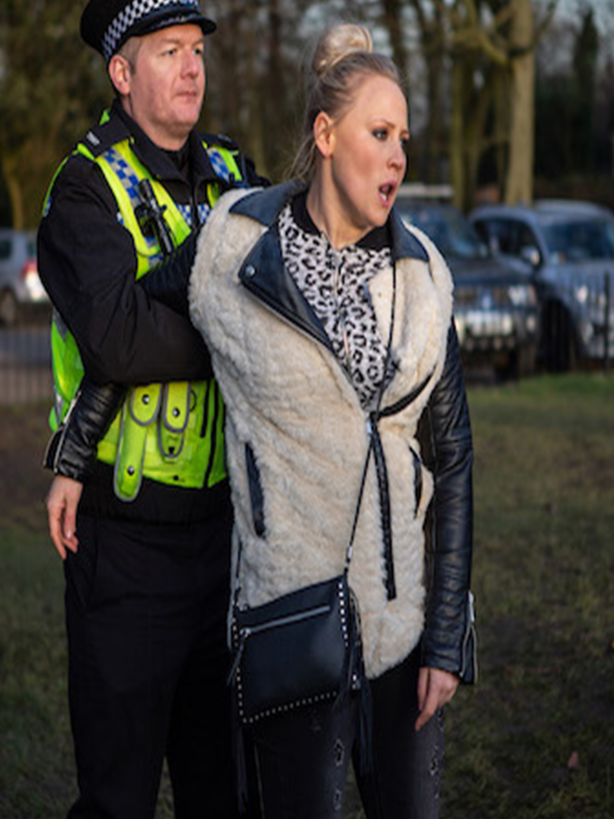 Emmerdale Amy Walsh Faux Shearling Fur Jacket