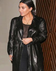Kim Kardashian Appealing Long Coat