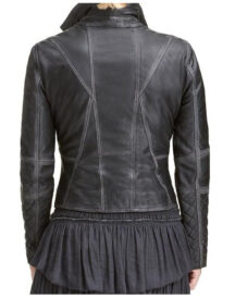 Lexi Quilted Moto Leather Jacket
