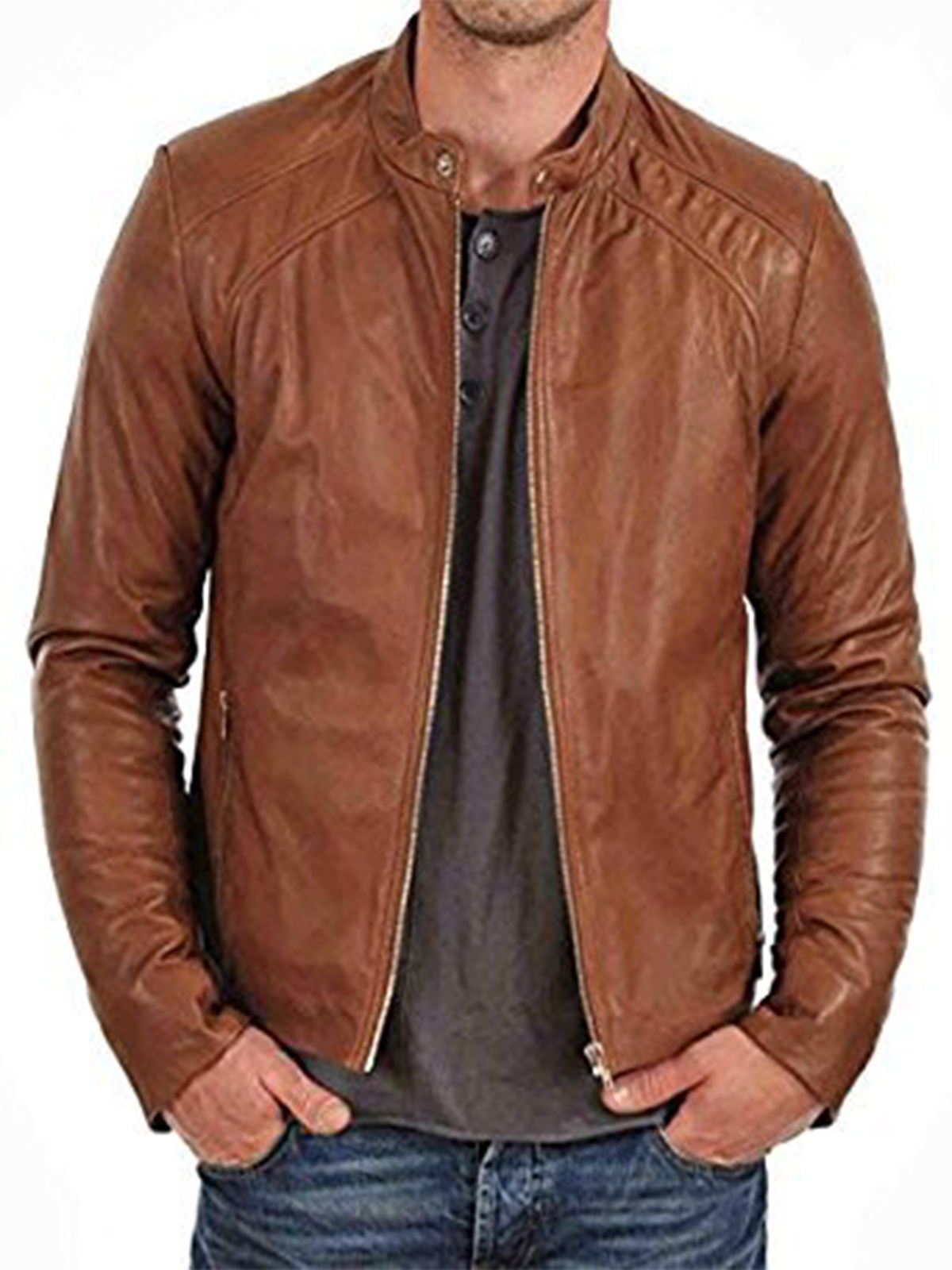 Коричневые мужские куртки купить. Brown Slim Fit Biker Genuine Leather. Motorcycle Leather Jacket Slim Fit. Genuine real Leather Jacket Brown Bomber Winter. Roco Baroco куртка мужская кожаная.