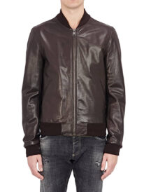 Men Brown Bomber Jacket