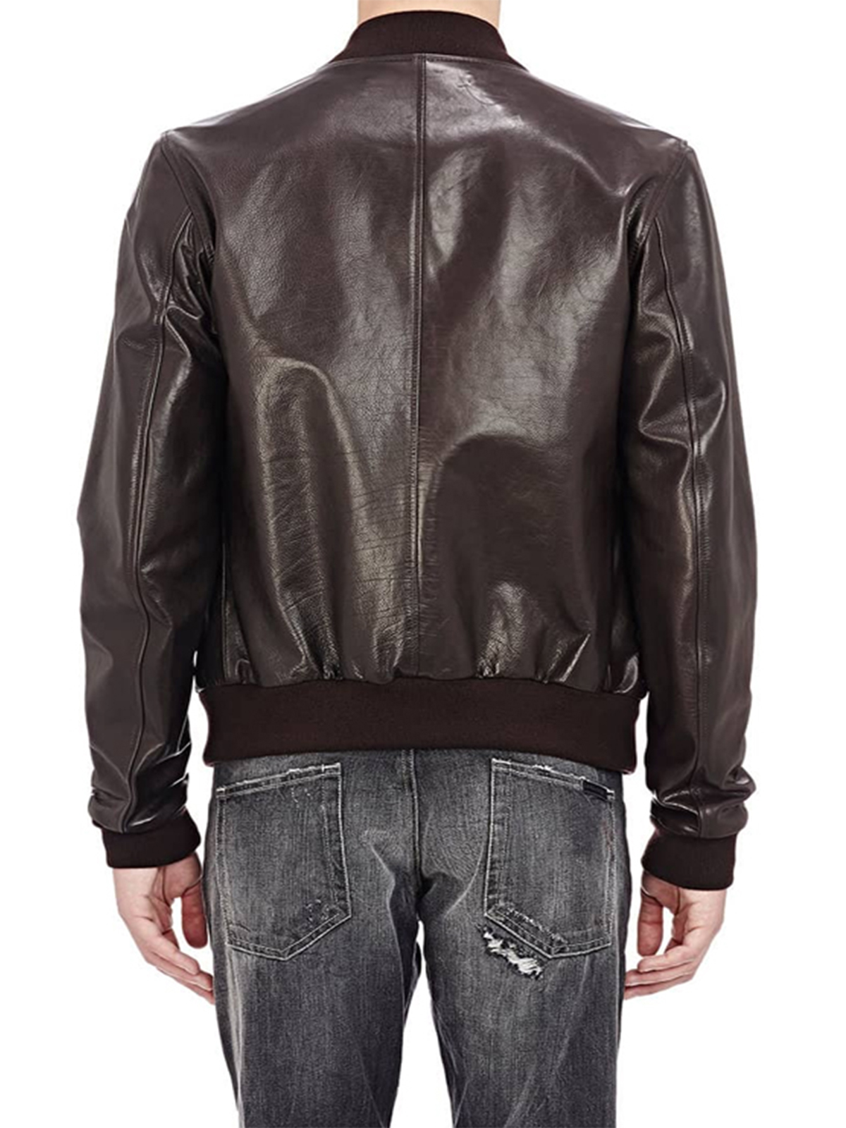 Men Brown Leather Jacket