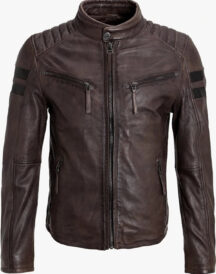 Men Brown Slim fit Jacket