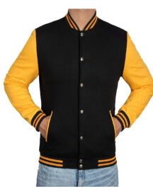 Men Classic Baseball Varsity Jacket