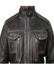 Men Classic Leather jacket