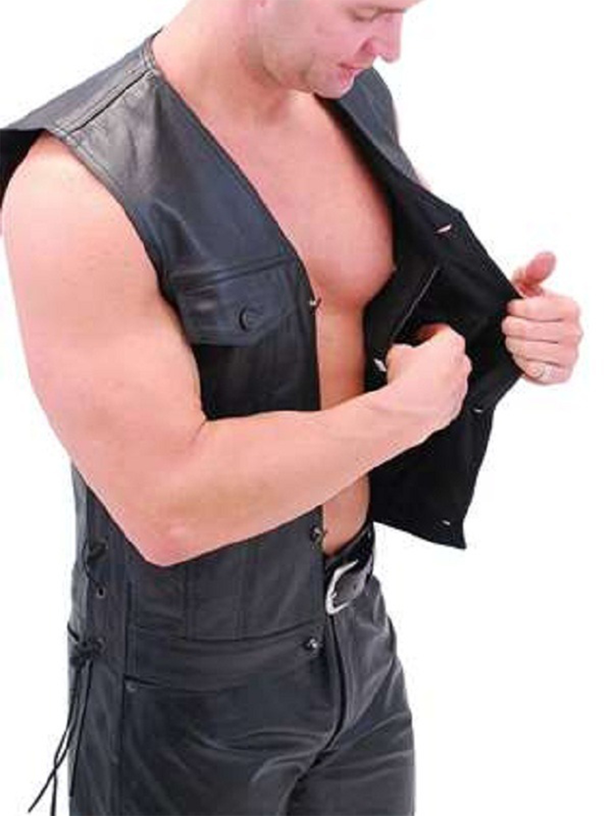 Men Elegant Holster Pocket Vest