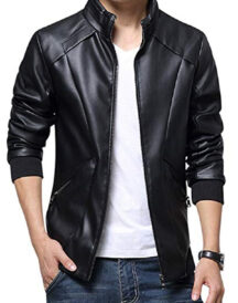 Men Stand Up Collar Jacket