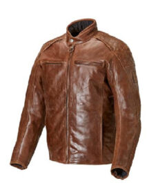 Men Stylish Outfit Brown Motorcycle Leather Jacket
