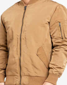 Men Varsity Khaki Jacket