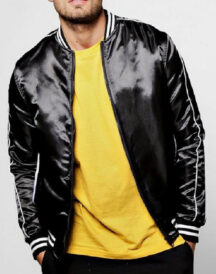 Men Varsity Style Bomber Jacket Men Varsity Style Bomber Jacket