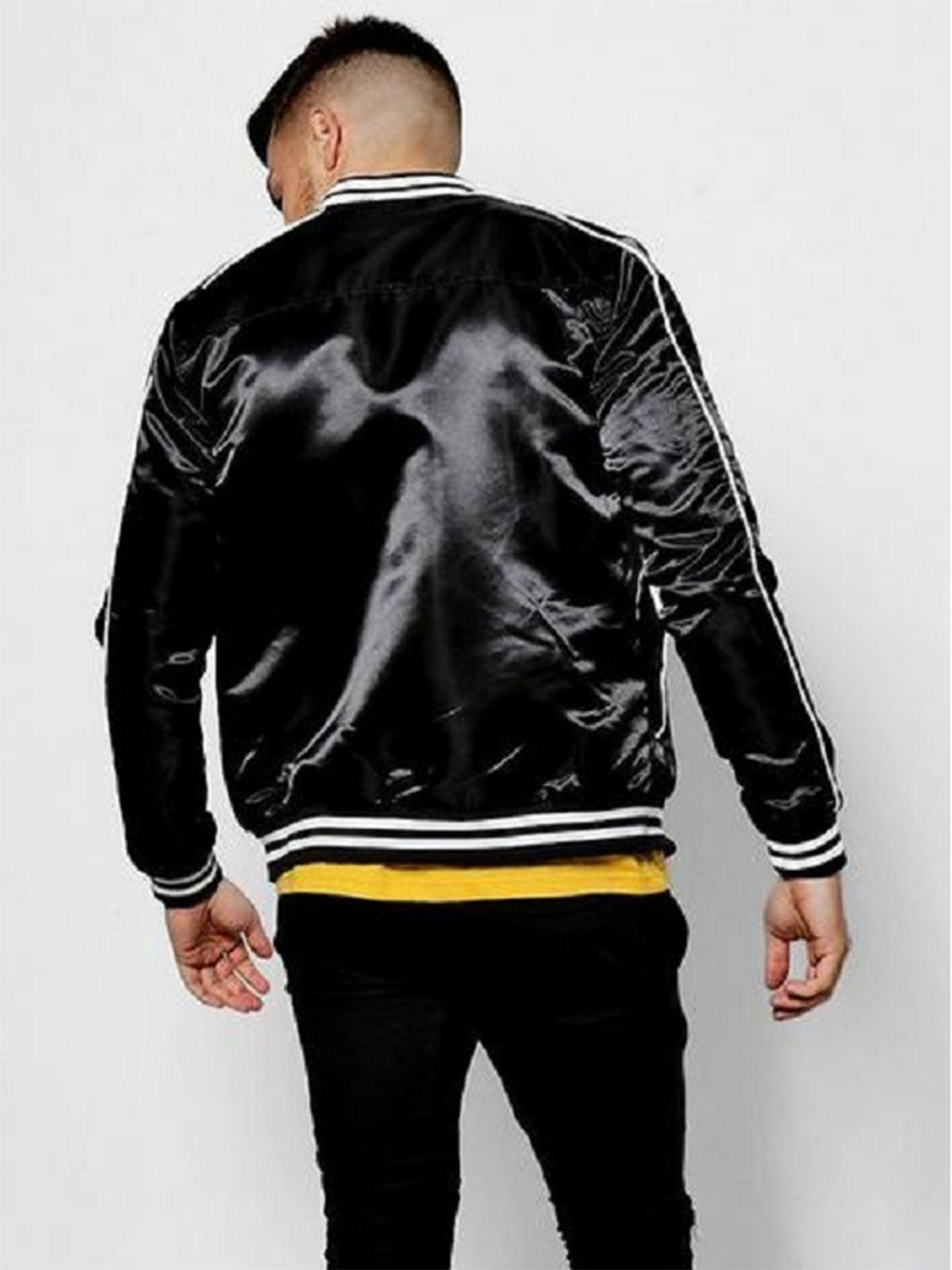 Men Varsity Bomber Jacket