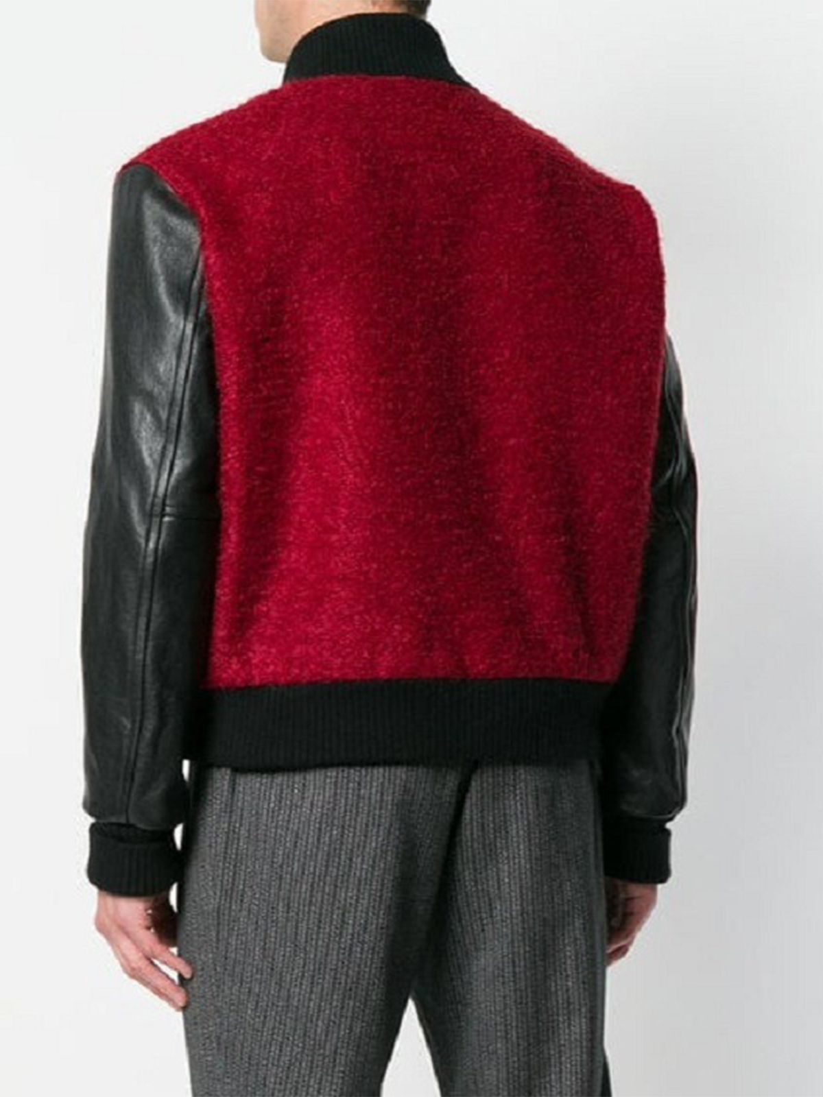 Men Varsity Wool Jacket