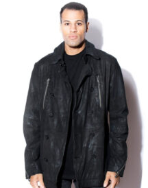 Men’s Classic Lambskin Peacoat Jacket