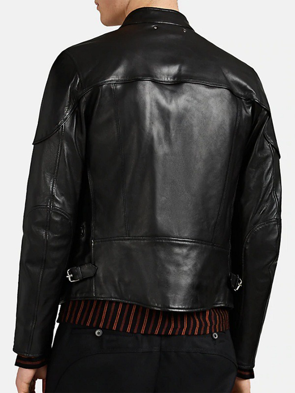 Men’s Leather Moto Jacket