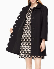 Riverdale Camila Mendes Black Wool Coat