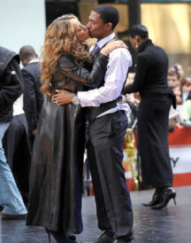 Singer Mariah Carey Coat