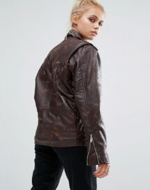Springfield Women Biker Leather Jacket