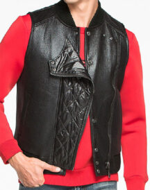 Stylish Design Leather Vest