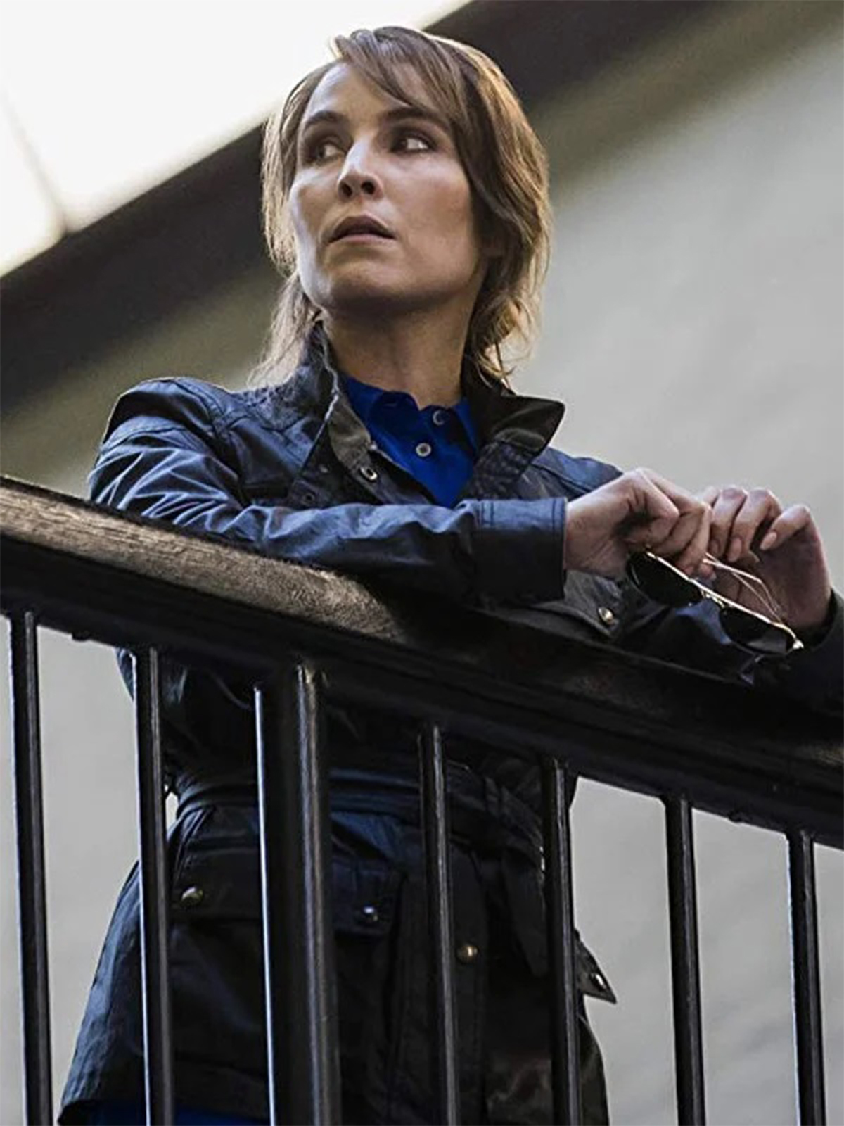 Tom Clancys Jack Ryan Harriet Baumann Black Leather Jacket