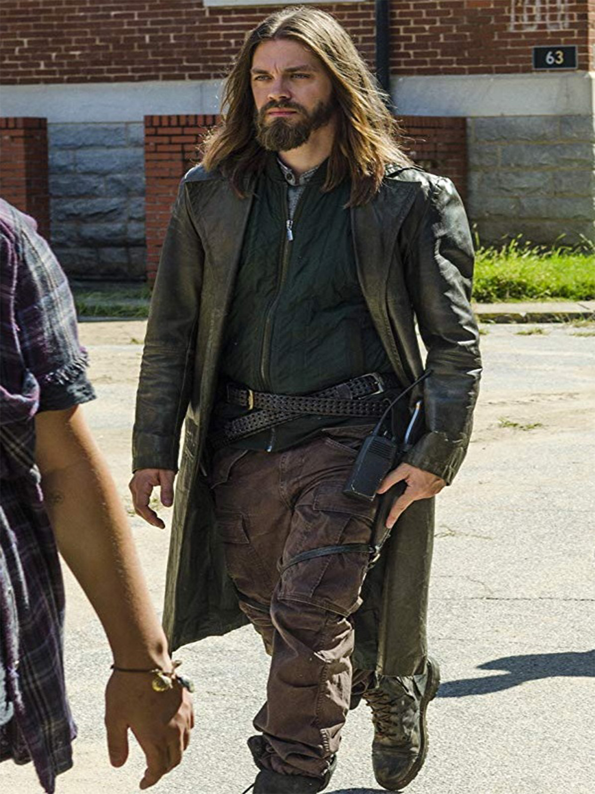 Tom Payne The Walking Dead Paul Jesus Rovia Coat