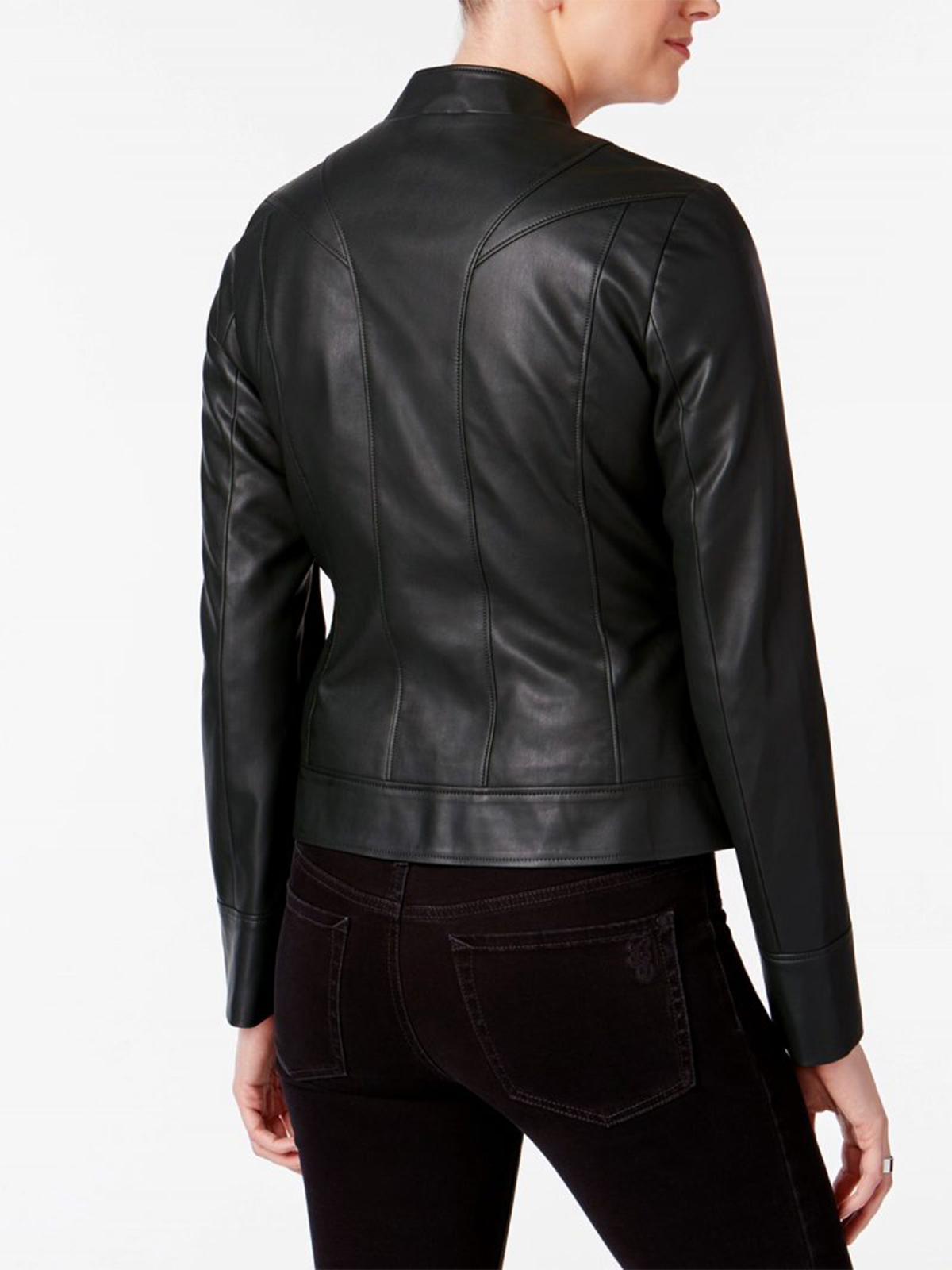 Women Slim Fit Moto Jacket