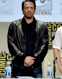 Batman V Superman Ben Affleck Black Leather Jacket