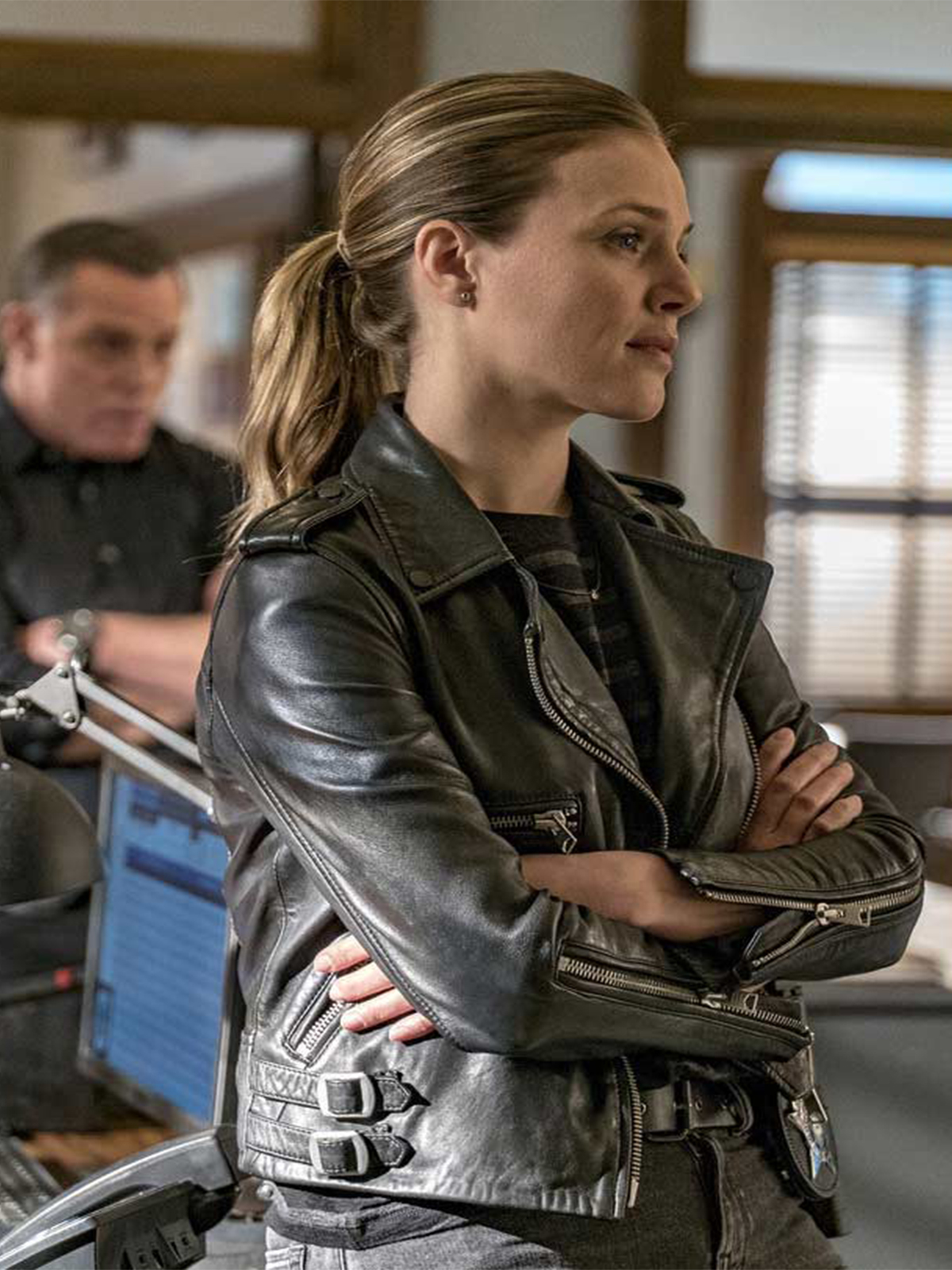 Chicago P.D S04 Hailey Upton Leather Jacket