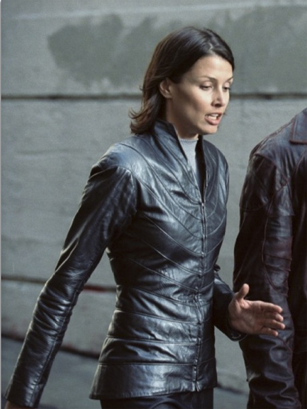 I Robot Bridget Black Leather Jacket