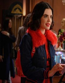 Katy Keene Dark Denim Bomber Jacket