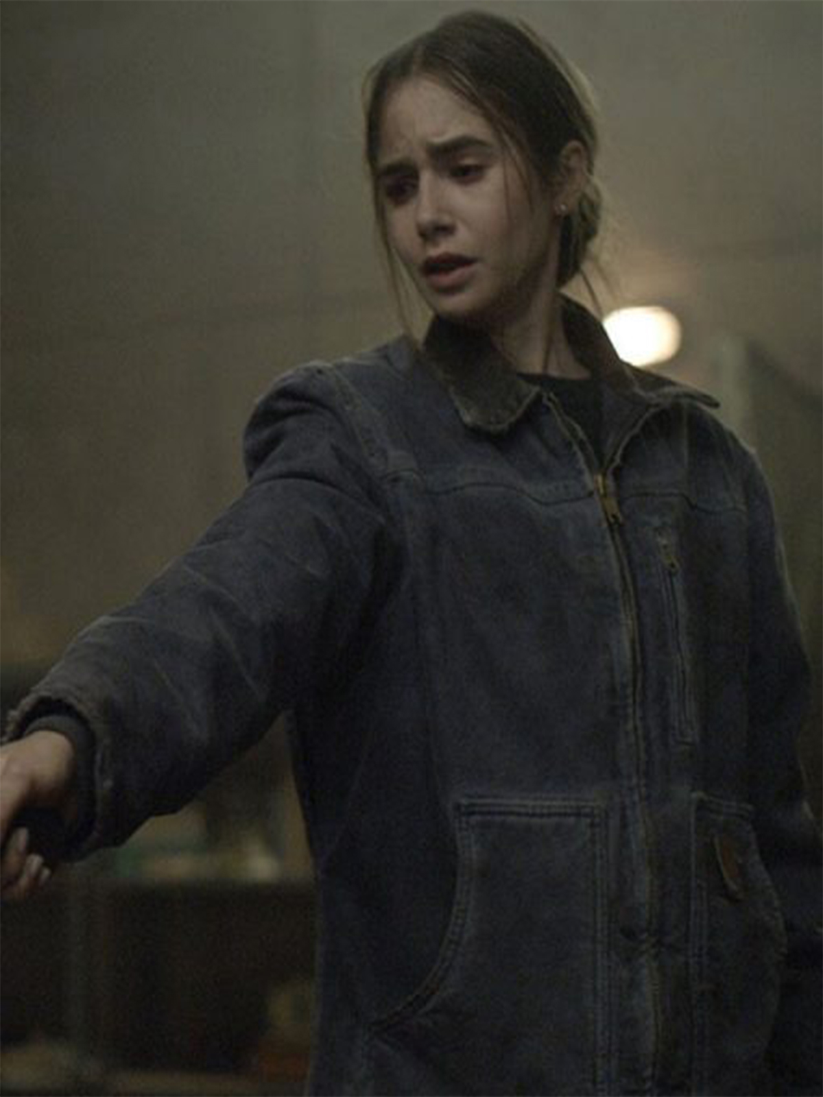 Lily Collins Inheritance Jacket