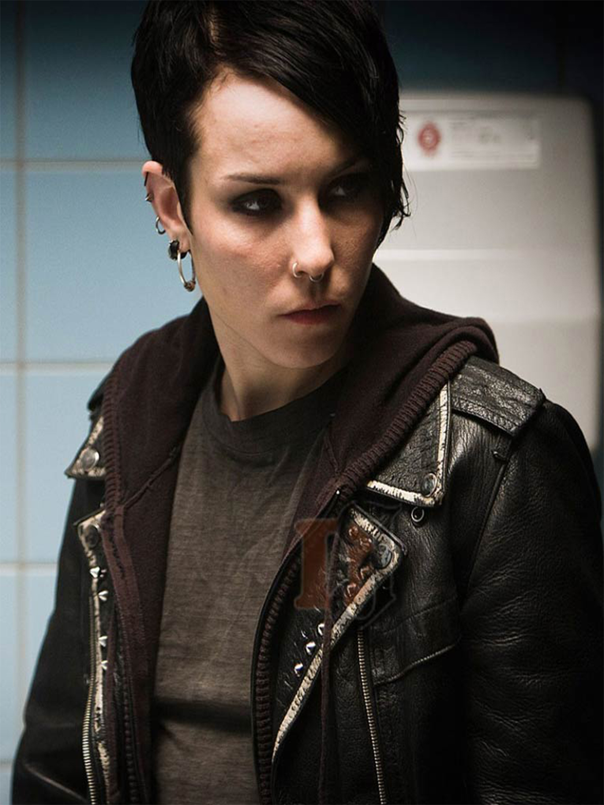 Lisbeth Salander The Girl With The Dragon Tattoo Leather Jacket