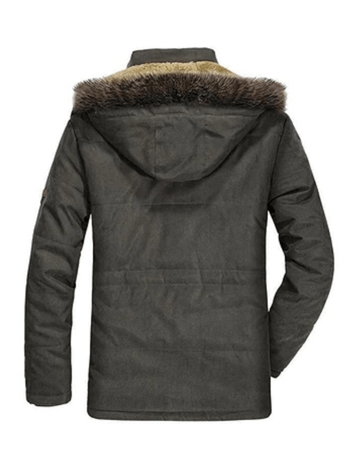Mens Ice Fox Parka Cotton Jacket Stars Jackets