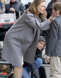 Nicole Kidman The Goldfinch Fleece Long Coat