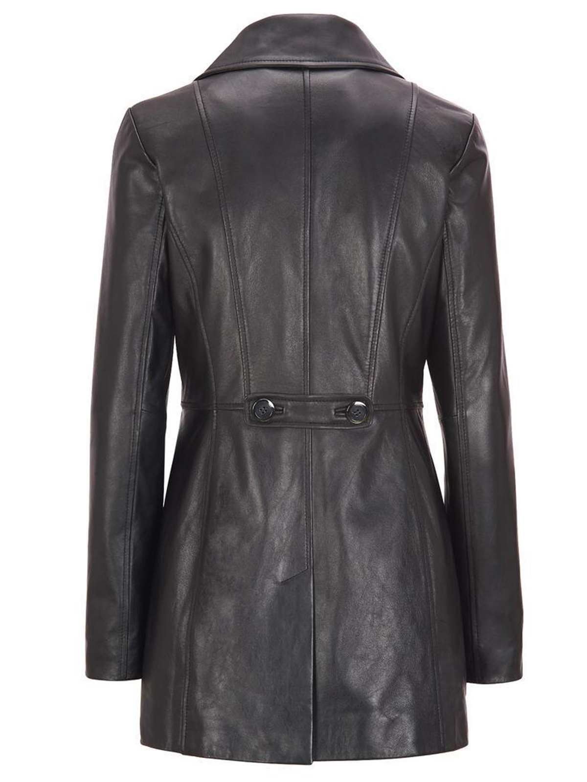 Women’s Black Petite Trench Coat