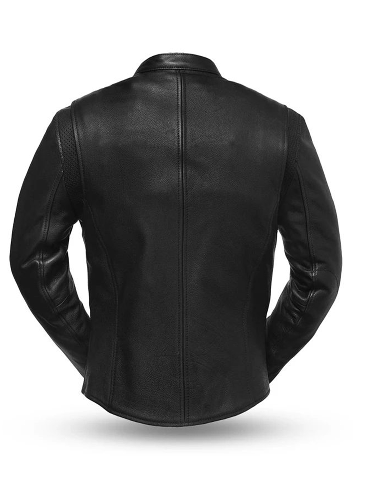 Women’s Speed Queen Black Leather Motorcycle Jacket