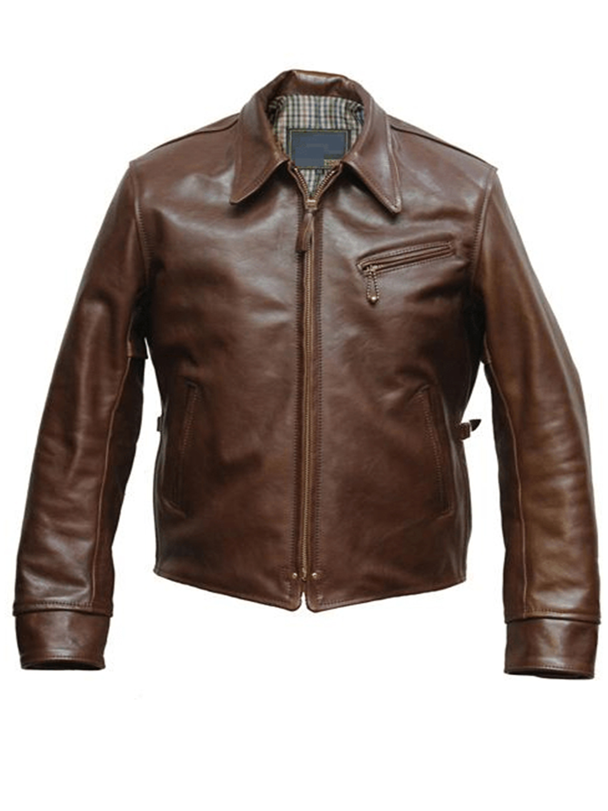 Aero Range 1930s Half Belt Leather Jacket