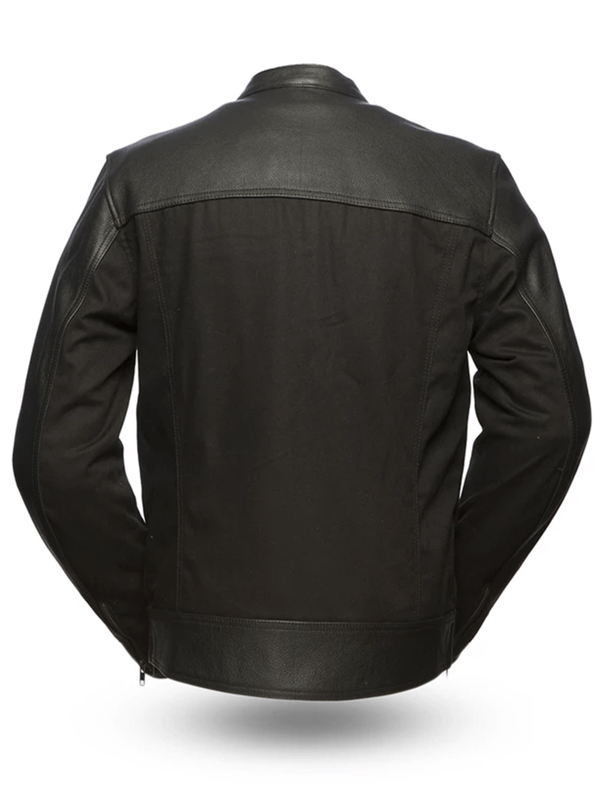 Men’s Invader Black Motorcycle Leather Jacket